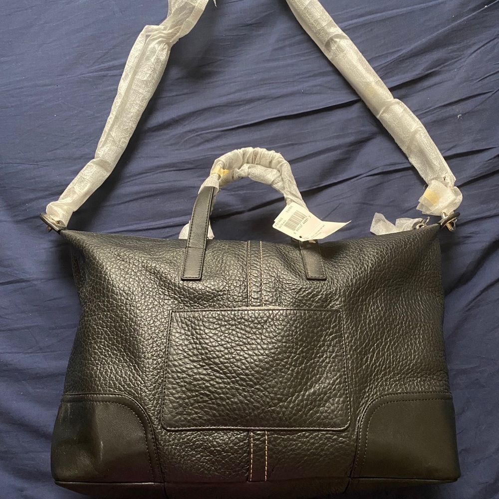 Coach Hadley Leather Grain Satchel